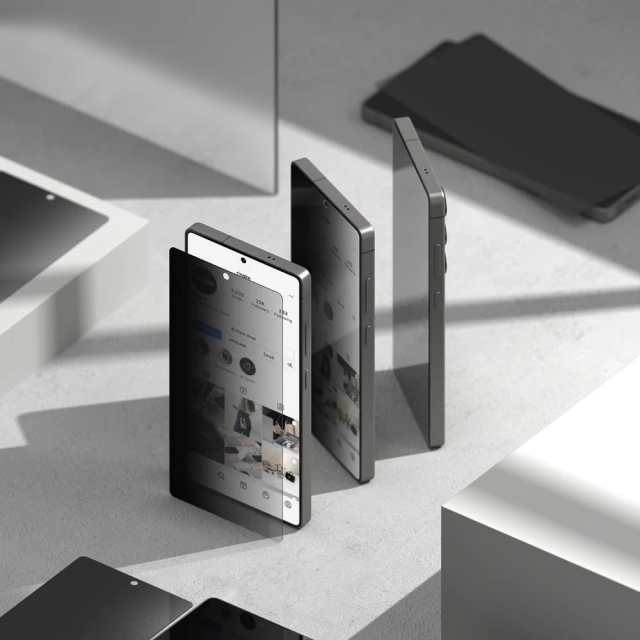 Szkło Prywatności do Samsung Galaxy S25 Ultra Ringke Easy Slide 2-Pack Filtr Polaryzacyjny