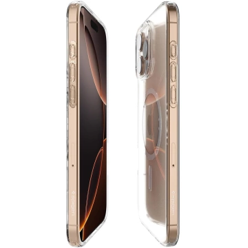 Glashülle für iPhone 16 Pro Spigen Liquid Crystal Mag Magsafe Schutzhülle für Clear Phone