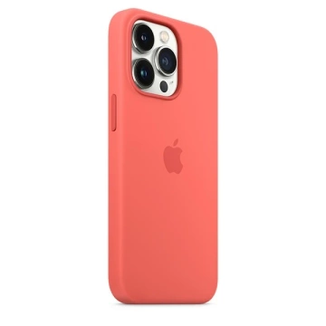 Apple MM2N3ZM/A Hülle für iPhone 13 Pro Max 6.7" MagSafeSilicone Case pomelo pink/pomelo pink