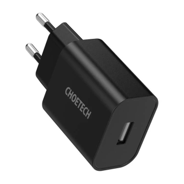Choetech Q5002 USB-A 12W Schwarzes Wandladegerät