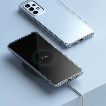 Ringke Fusion TPU-Hülle mit Rahmen für Samsung Galaxy A73 transparent