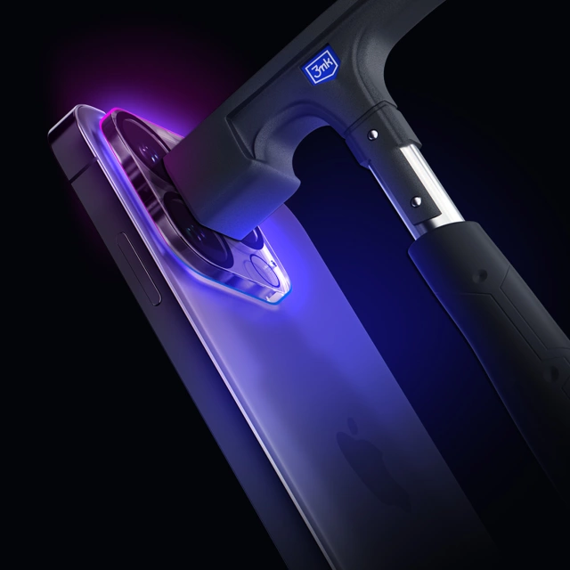 Szkło hybrydowe na aparat do Apple iPhone 16 Pro / 16 Pro Max osłona na obiektyw 3mk Lens Pro Full Cover pancerna ochrona aparatu