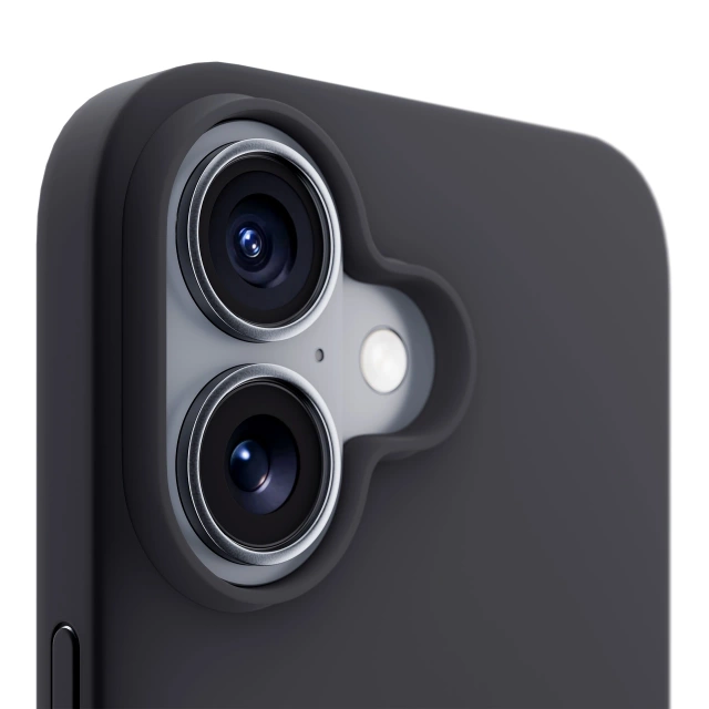 Etui do iPhone 16 Plus 3mk Hardy Silicone MagCase MagSafe Graphite