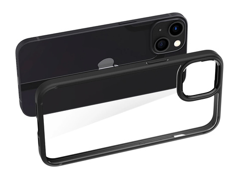 Etui Obudowa Hülle Spigen Ultra Hybrid für Apple iPhone 13 Mini Mattschwarz