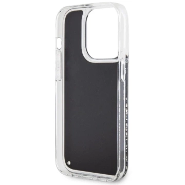 Etui Guess GUHCP14LLCSGSGK für iPhone 14 Pro 6,1" Hardcase Liquid Glitter Marble