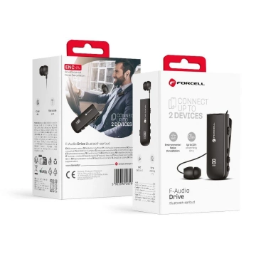 Kabellose Bluetooth 5.3 Forcell F-Audio Drive EarBud schwarz Schwarz