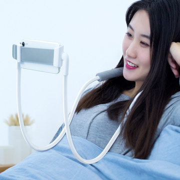 Baseus Neck-Mounted Lazy Bracket für 4-10 "Telefone und Tablets (weiß)