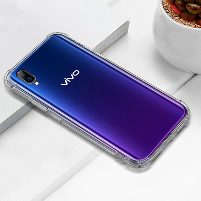 Silikonowe etui pancerne ShockProof Alogy do Vivo Y93 Przezroczyste