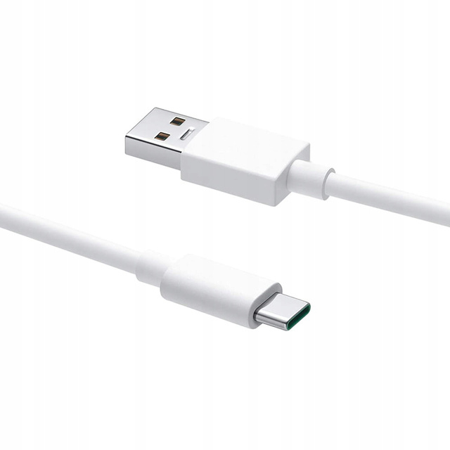Kabel przewód Oppo DL129 USB do USB-C Type C 1m Biały