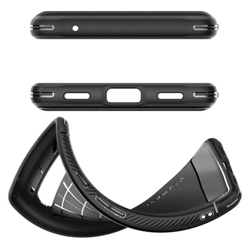 Spigen Rugged Armor Schutzhülle für Google Pixel 7a Mattschwarz