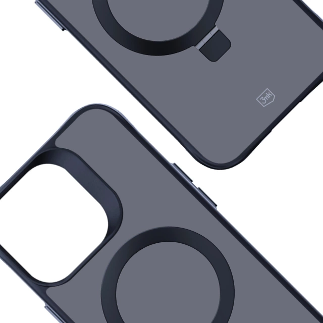 Etui na Apple iPhone 14 Pro - 3mk Smoke Case Mag&Stand Czarne