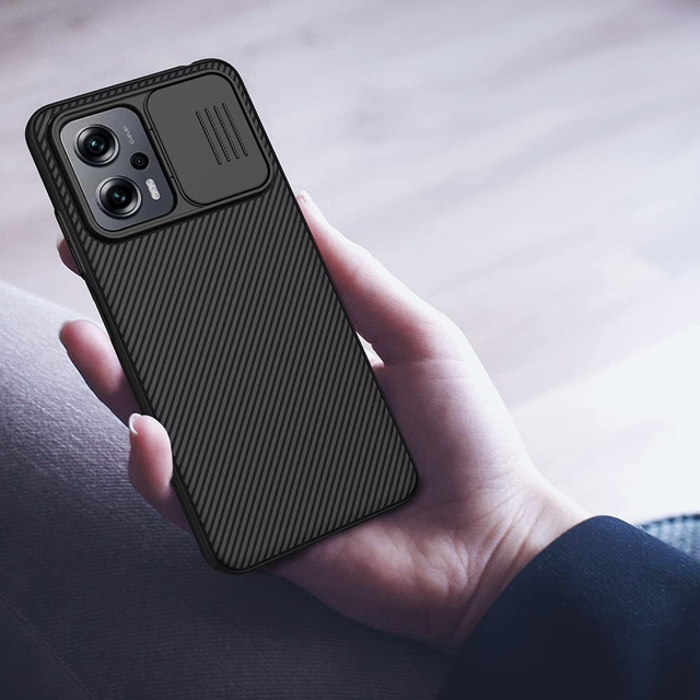 Etui futerał Nillkin CamShield case do Xiaomi Poco X4 GT/ Redmi Note 11T Pro/ 11T Pro Plus 5G Black