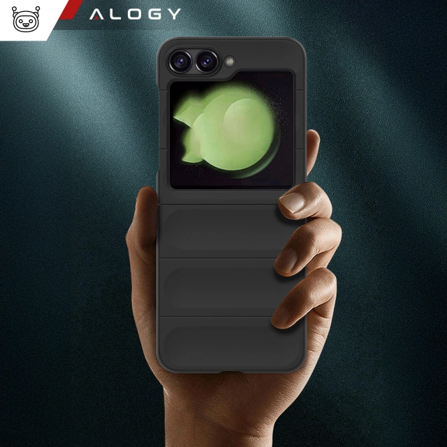 Etui ochronne na telefon MagicShield obudowa plecki case do Samsung Galaxy Z Flip 6 Czarne