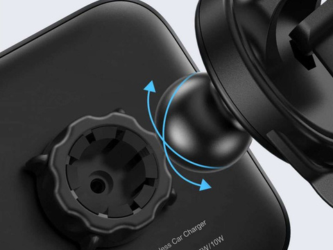 Uchwyt magnetyczny z ładowarką Qi MagSafe ESR HaloLock Magnetic Black