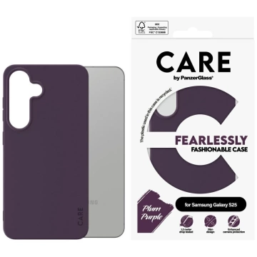 Etui CARE do Samsung Galaxy S25 by PanzerGlass Fashion Plum Purple