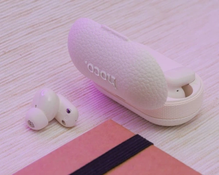 HOCO TWS EQ19 Kabellose Bluetooth-Kopfhörer Ladehülle Weiß