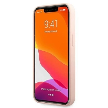 Karl Lagerfeld KLHMP13LSSKCI iPhone 13 Pro / 13 6,1" Hardcase jasnoróżowy/hellrosa Silikon Ikonik Karl