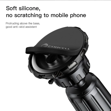 Uchwyt Samochodowy FORCELL F-GRIP MagElite magnetyczny do kratki czarny