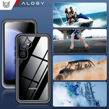 Etui do Samsung Galaxy S23 FE Pancerne 360 case wodoodporne Armor IP68 Alogy czarne