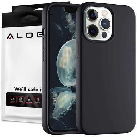 Schutzhülle für Alogy Thin Soft Case für iPhone 13 Pro schwarz
