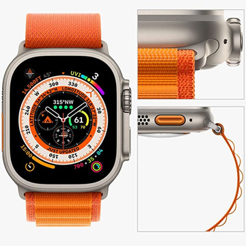 Alogy Sportarmband für Apple Watch 4/5/6/7/8/SE/Ultra (42/44/45/49 mm) Orange
