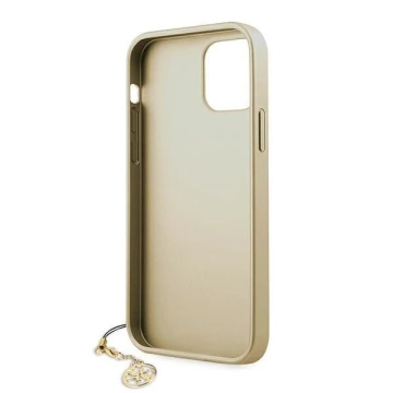 Etui Guess GUHCP12LGF4GBR für iPhone 12 Pro Max 6,7" Hardcase 4G Charms Collection braun/braun