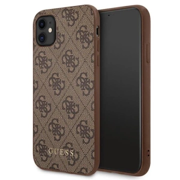 Etui Guess GUHCN61G4GFBR für iPhone 11 6,1" Hartschale 4G Metal Gold Logo