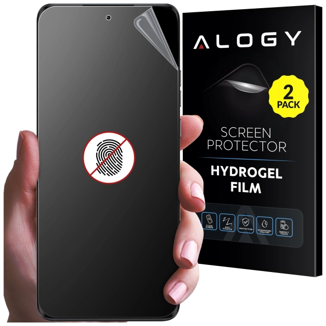 2x Folia "MATOWA" do Motorola Moto Edge 40 Neo Hydrożelowa Alogy HydroSkin Matte Pro™ na ekran do etui "BEZ ODCISKU PALCÓW"