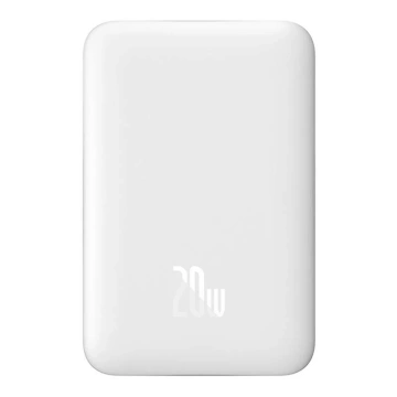 Baseus Magnetic Mini Powerbank 10000mAh 20W (weiß)