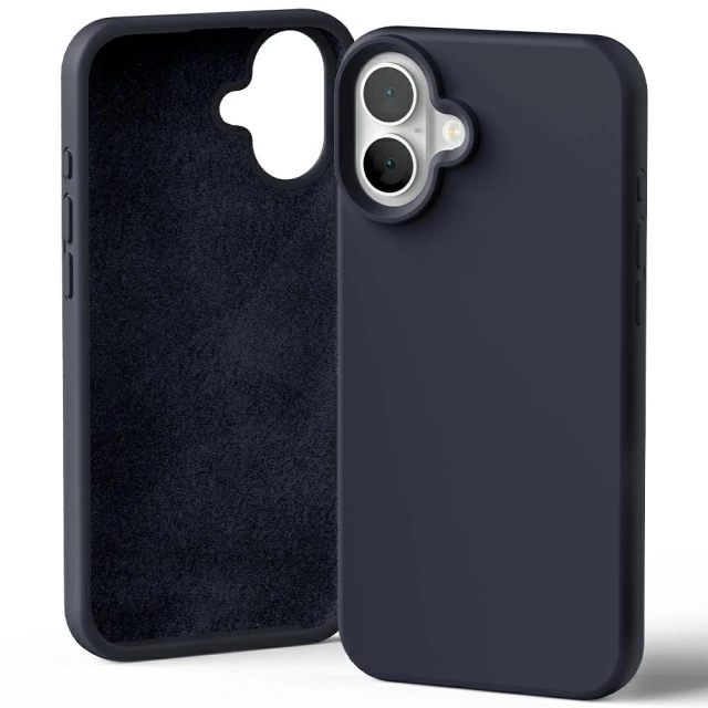 Mercury Silikonhülle für iPhone 16 Plus 6,7" Marineblau