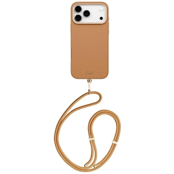 Etui UNIQ Coehl Mirelle do iPhone 17 Pro Max Magnetic Charging Brązowy