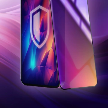 Privacy-Hartglas für Apple iPhone 16 Plus – 3mk Rainbow Privacy