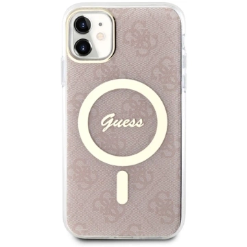 Etui Guess GUHMN61H4STP für iPhone 11 6,1" Hardcase 4G MagSafe