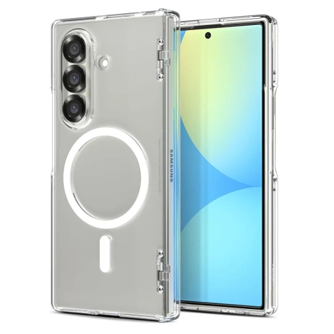 Etui Spigen Ultra Hybrid Pro MagSafe Galaxy Z Fold 7 Clear/White