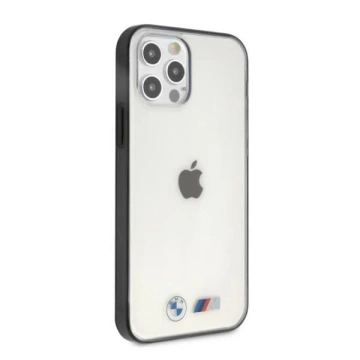 Etui für das Telefon BMW BMHCP12LMBTOK für Apple iPhone 12 Pro Max 6,7" transparentes Hardcase Sandblast