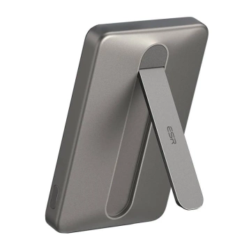 Magnetische Powerbank mit Ständer ESR Qi2 MagSlim 5000mAh 15W Sand