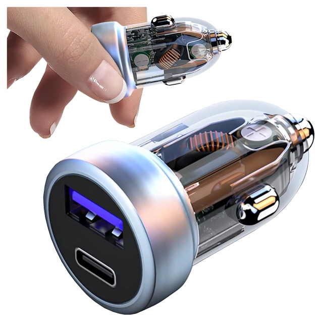 Ładowarka samochodowa Szybkie ładowanie QC3.0 PowerDelivery PD Alogy Car Charger 33W USB USB-C