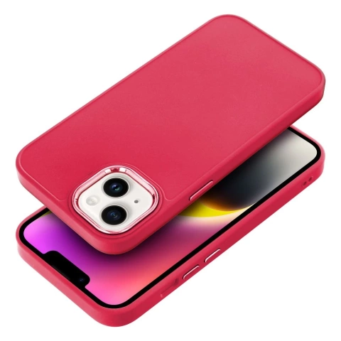 Etui obudowa ochronna Futerał FRAME do iPhone 15 magenta