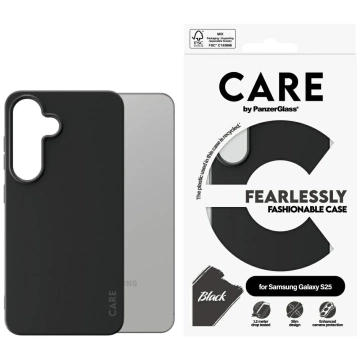 CARE Case für Samsung Galaxy S25 von PanzerGlass Fashion Black Back