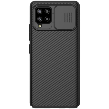 Nillkin CamShield Pro Case Hard Armor Cover Kameraabdeckung für Samsung Galaxy A42 5G Schwarz