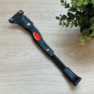 Fahrradständer Metallständer Seitenständer Fahrradständer Seitenständer Längenverstellbar für Hinterrahmen Schwarz