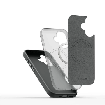 Etui für iPhone 16 Tech-Protect Silikon Pure MagSafe Clay