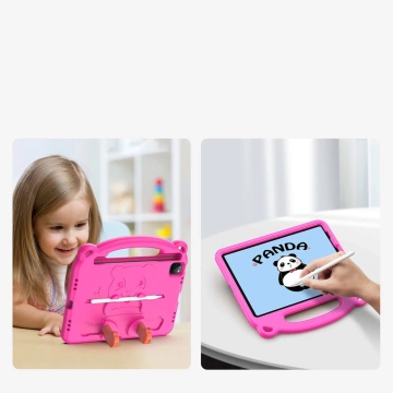 Dux Ducis Panda Safe for Children Soft Case für iPad Pro 11 '' 2021/2020/2018 / iPad Air 2020/2022 mit Stylus Space Pink