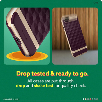 Etui Caseology Parallax für Apple iPhone 7 / 8 / SE 2020 / 2022 Burgund