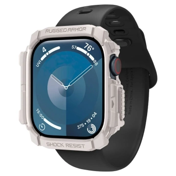 Hülle für Apple Watch 10 (46 mm) Beige Dune Beige Spigen Rugged Armor Pro