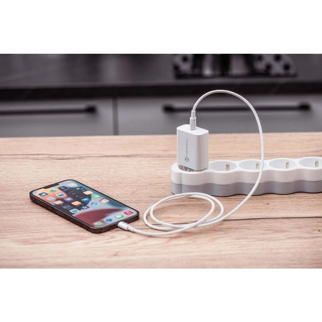 Ładowarka Forcell 20W USB-C PD QC 4.0 + Kabel Lightning do iPhone 12 13 14