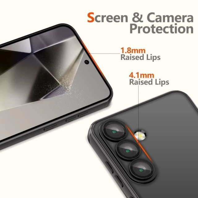 Etui für Samsung Galaxy S25 Edge Tech-Protect MagFlex MagSafe Schwarz