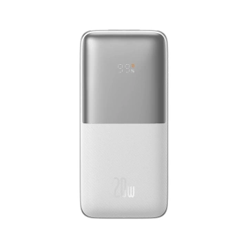 Baseus Bipow Pro Power Bank 10000mAh 20W weiß mit USB Typ A - USB Typ C 3A 0,3m Kabel (PPBD040202)