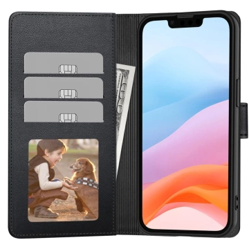 Etui do iPhone 16e Tech-Protect Wallet Mattschwarz