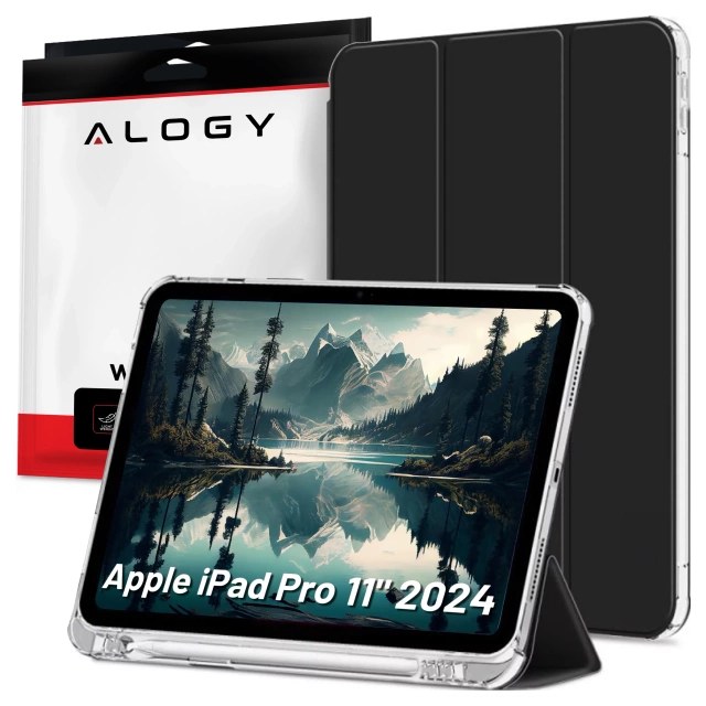 Etui Alogy New Book Cover Case do Apple iPad Pro 11" 2024 + Szkło